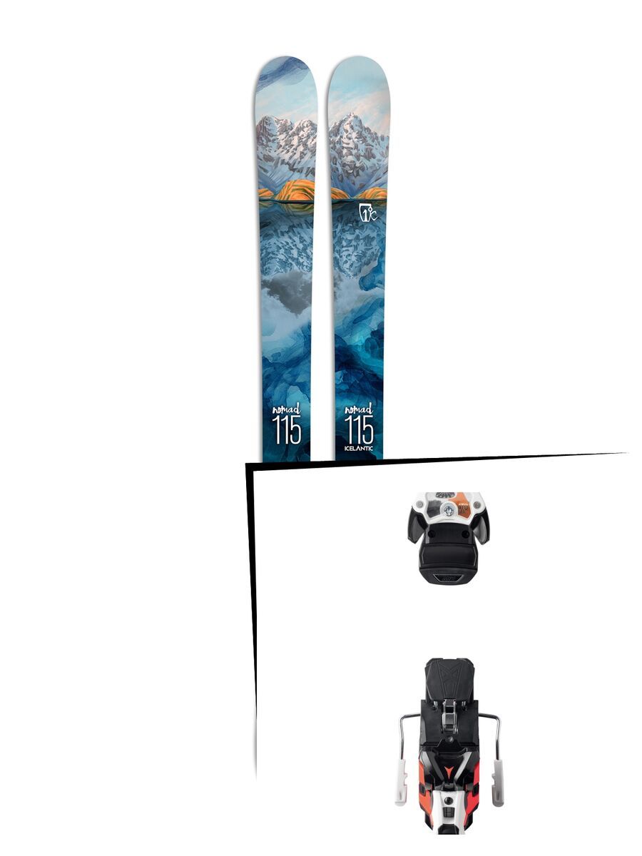 Set: Icelantic Nomad 2017 + Atomic Warden MNC 13 (1681273) - Bild 1