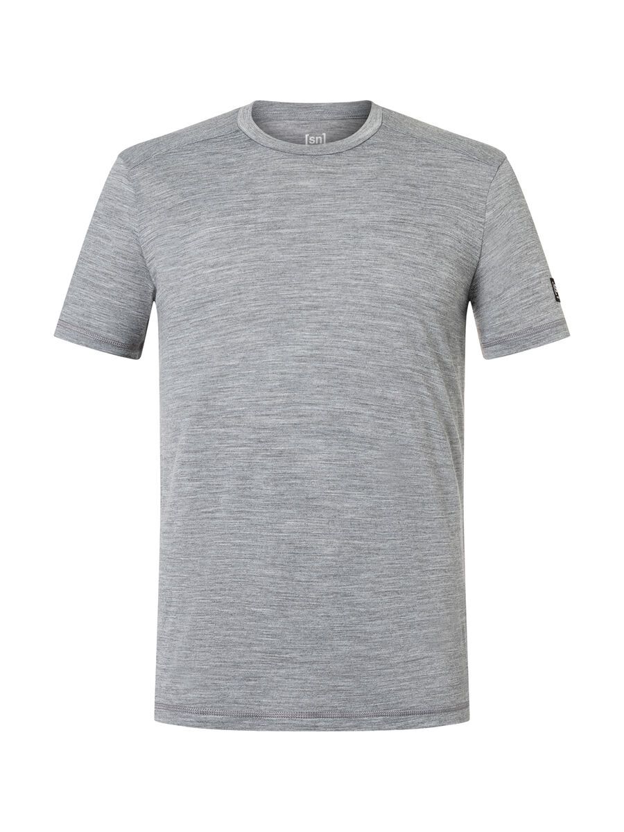 super.natural Essential SS Herren, cashmere grey melange - Bild 1