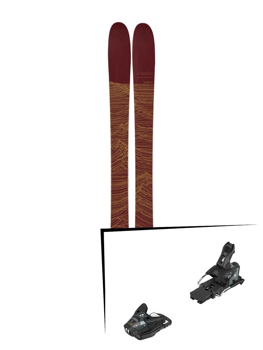 Set: Line Mordecai 2019 + Salomon STH2 WTR 13 black/dark grey - Bild 1