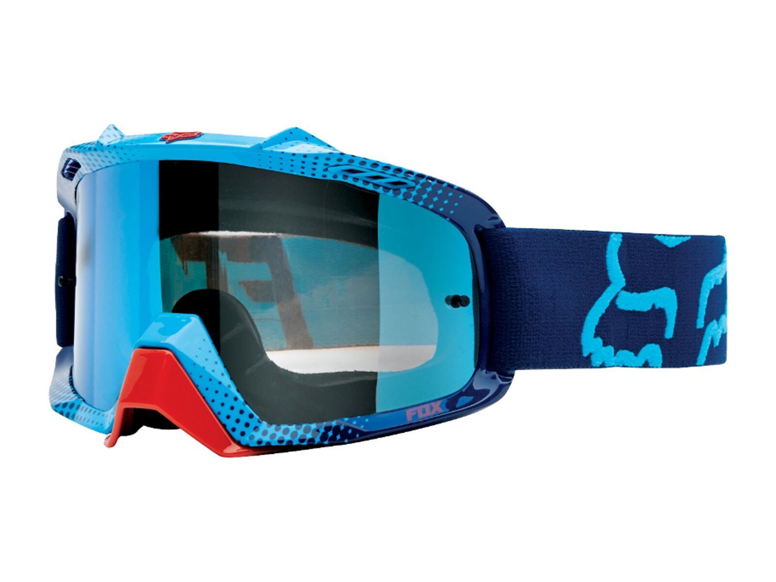 Fox Airspc, 360 race blue-red/Lens: blue spark - Bild 1