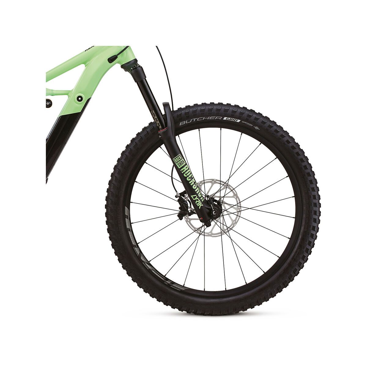 Specialized Turbo Kenevo Expert 6Fattie, black/cali fade/hyper green - Bild 4