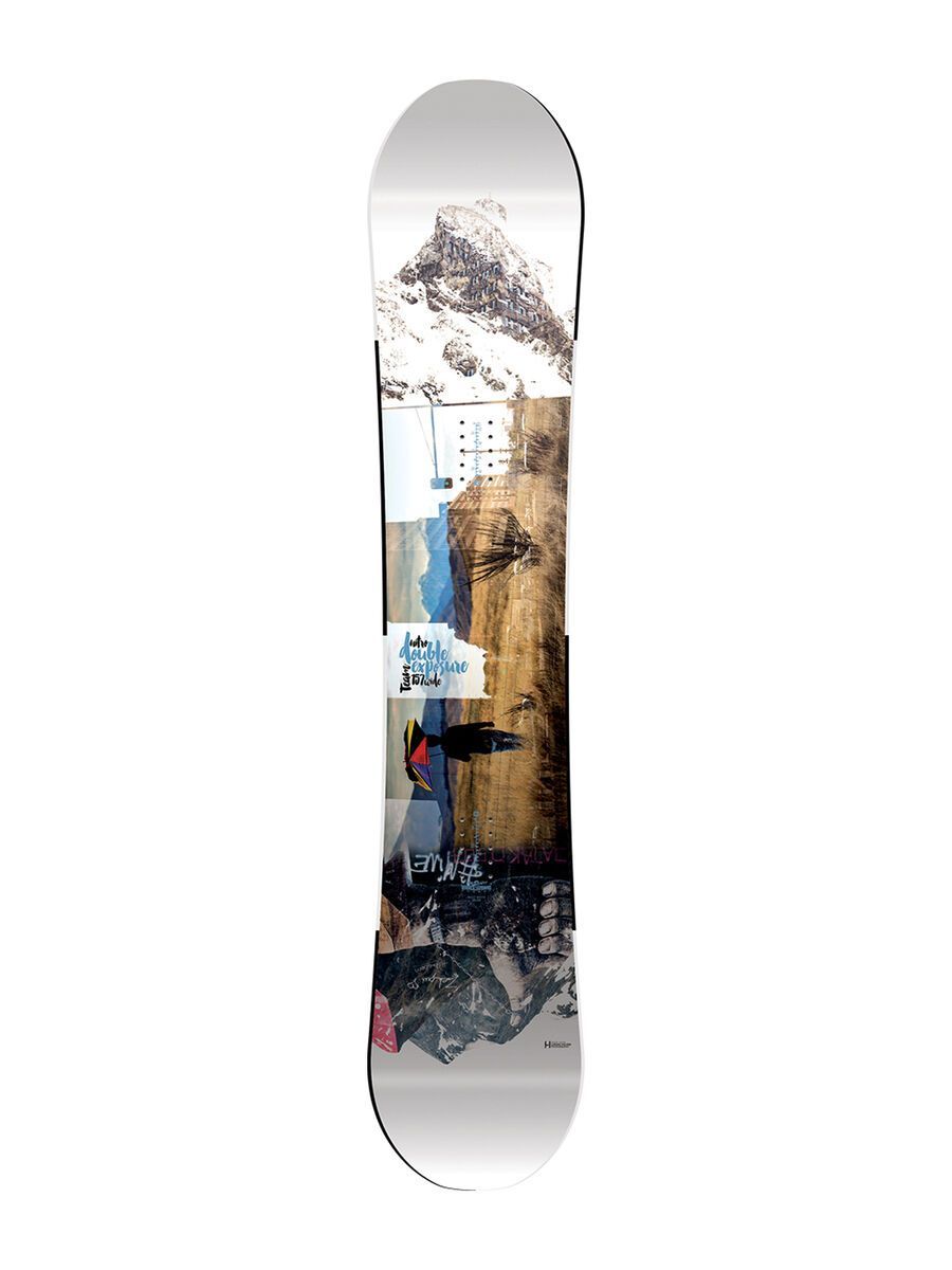 Set: Nitro Team Exposure Gullwing Wide 2017 + Ride Capo 2015, matte olive - Snowboardset - Bild 2