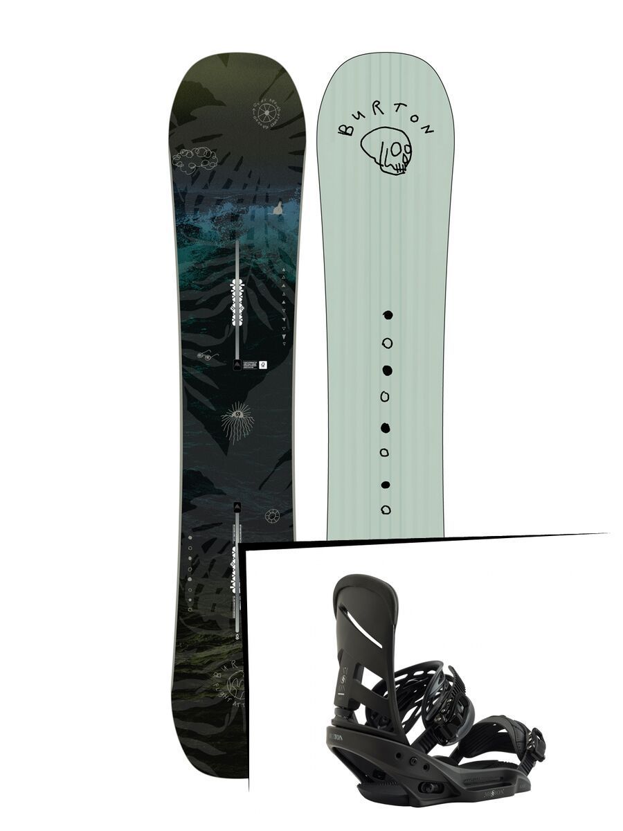 Set: Burton Flight Attendant 2019 + Burton Mission EST blackish - Bild 1