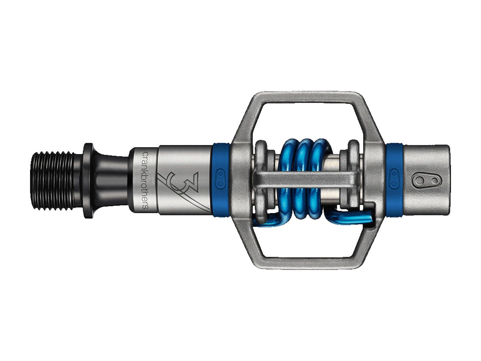 Crankbrothers Eggbeater 3, silber/blau - Bild 1