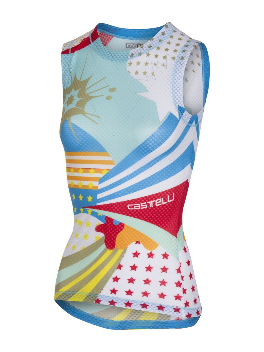 Castelli Pro Mesh W Sleeveless, glacier lake/white - Bild 1