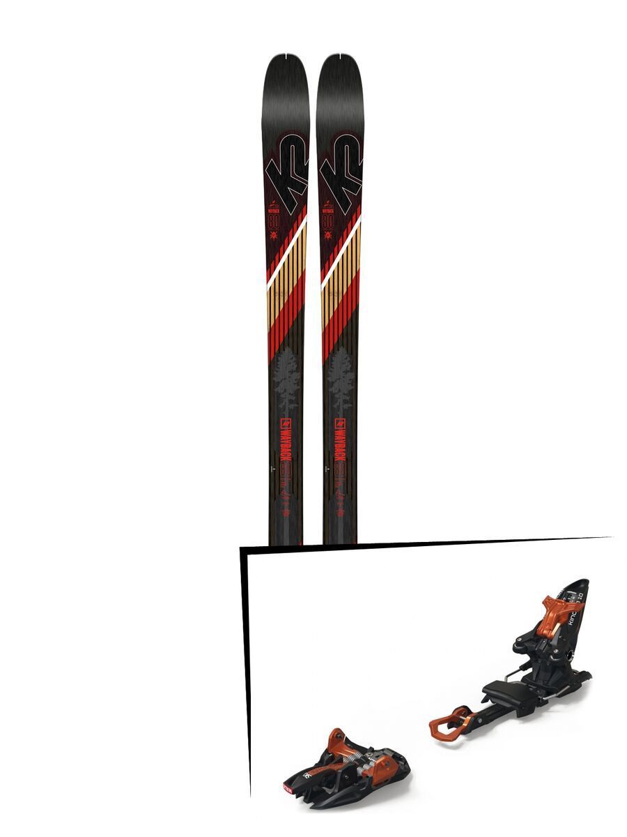 Set: K2 SKI Wayback 80 2019 + Marker Kingpin 10 black/copper - Bild 1