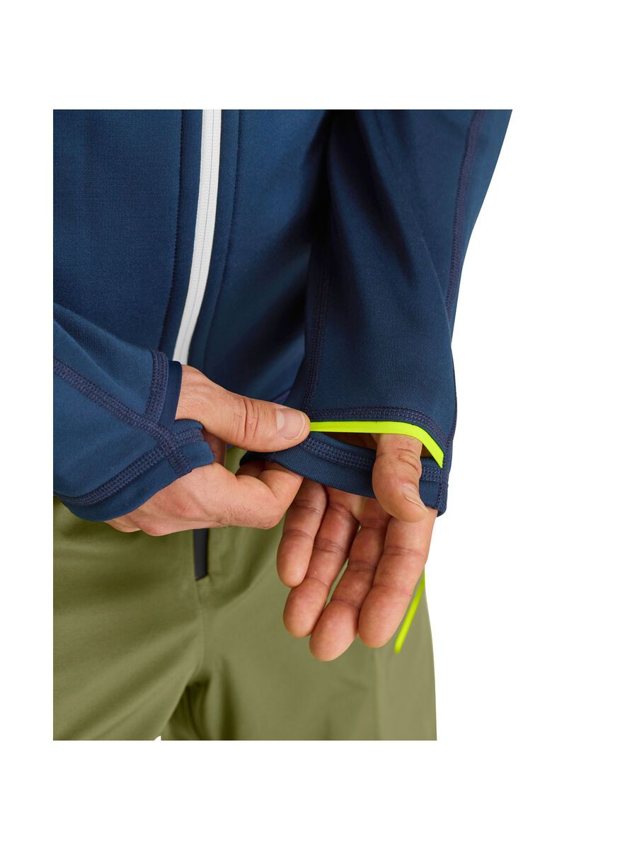 Ortovox Merino Fleece Hoody M, deep ocean - Bild 5