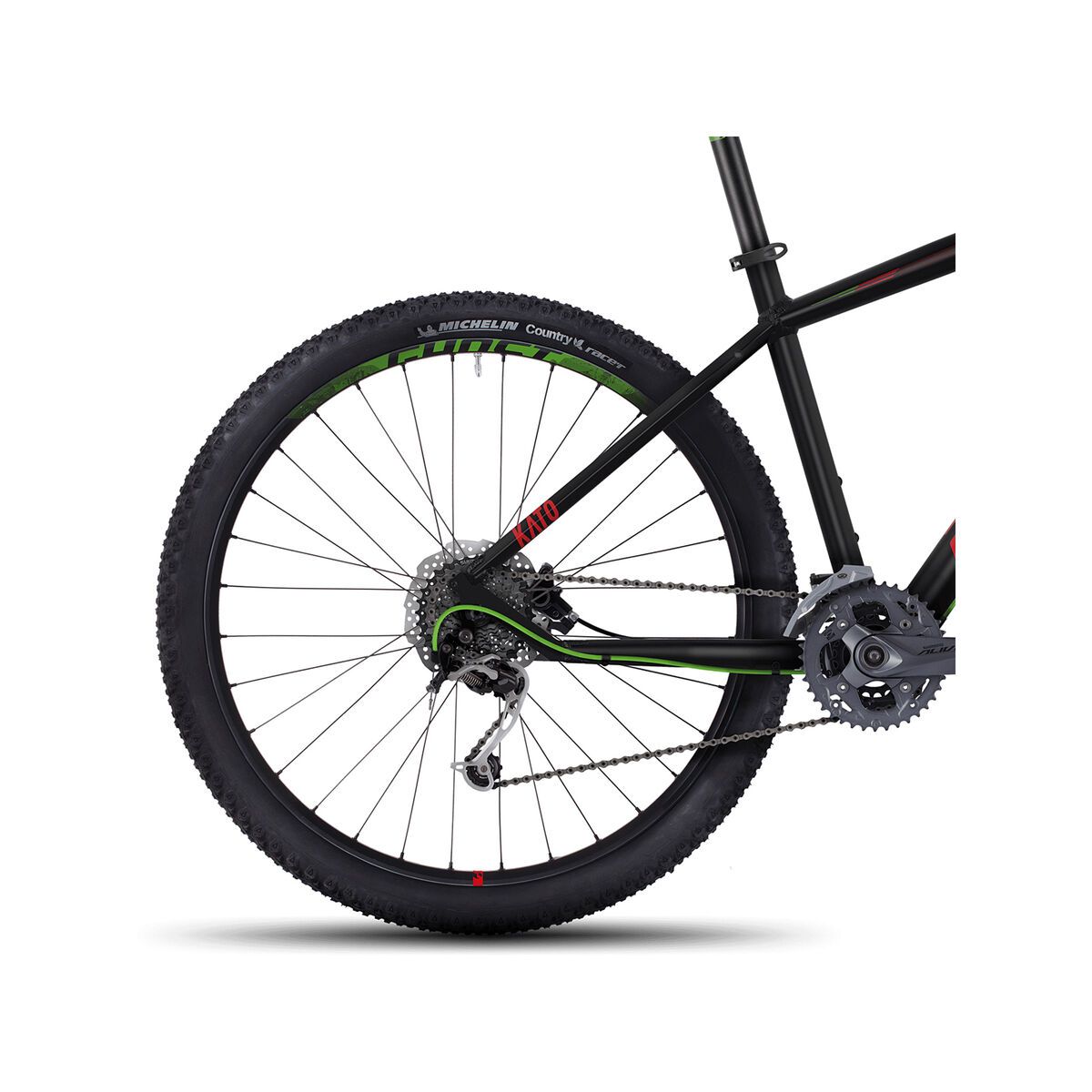 Ghost Kato 4 AL 27.5, night black/riot red/riot green - Bild 4