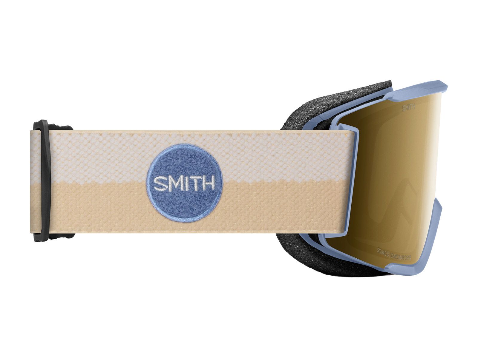 Smith Squad S, ChromaPop Sun Black Gold Mirror / steel blue split - Bild 2
