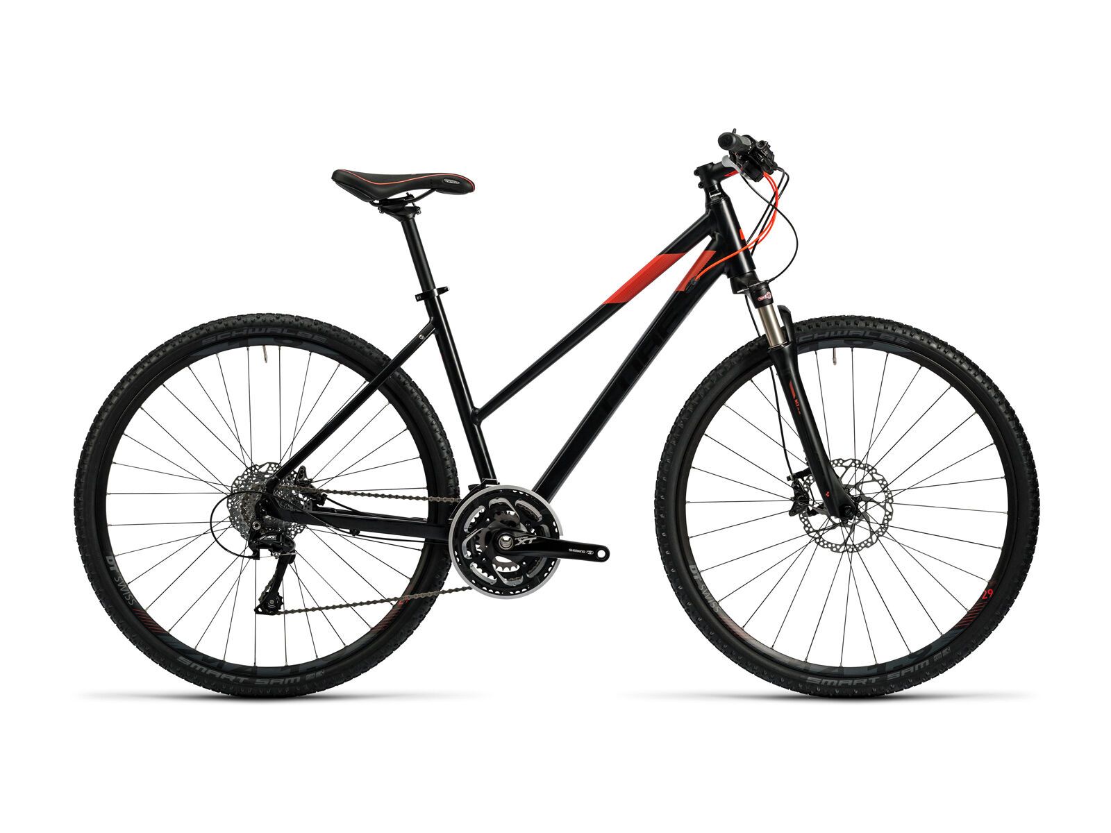 Cube Tonopah Pro Trapeze, black glossy flashred - Bild 1