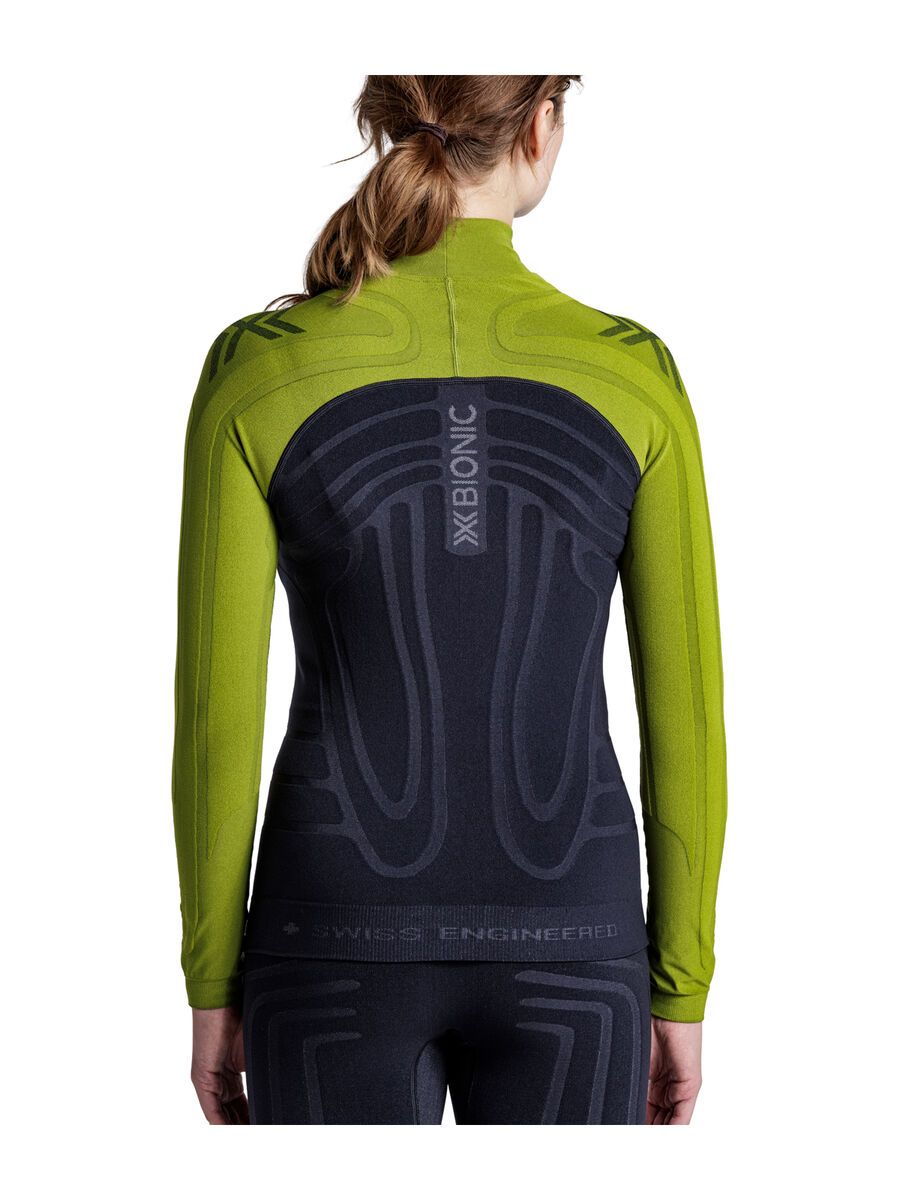 X-Bionic Heatloop Shirt LS Wmn, moss green/x black - Bild 7