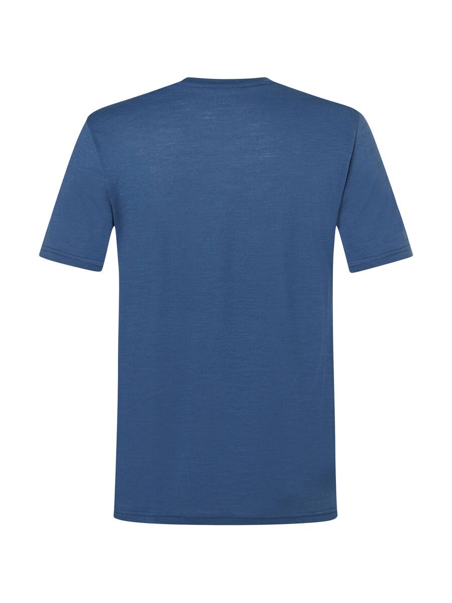 super.natural Wander Wheel Tee Herren, ocean blue/dried tobacco - Bild 2