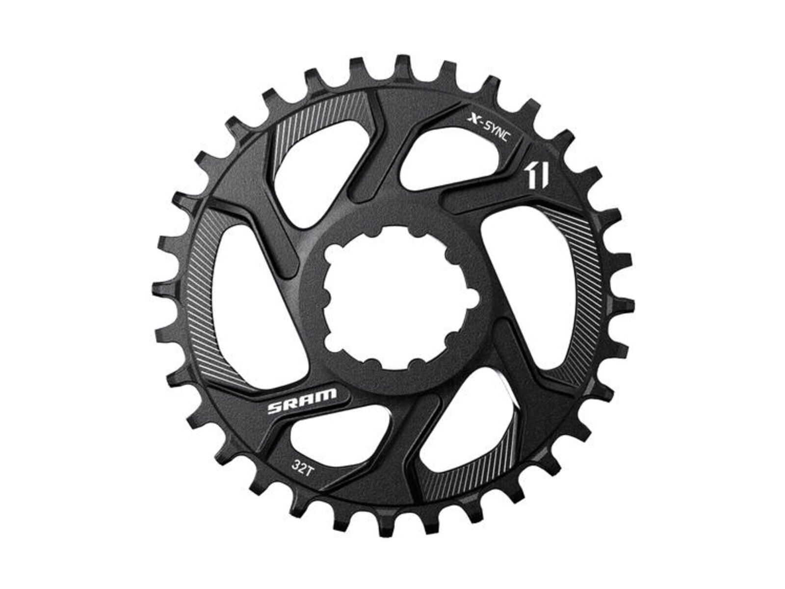 SRAM X-Sync Direct Mount Kettenblatt - 6 mm Offset, Stahl, schwarz - Bild 1