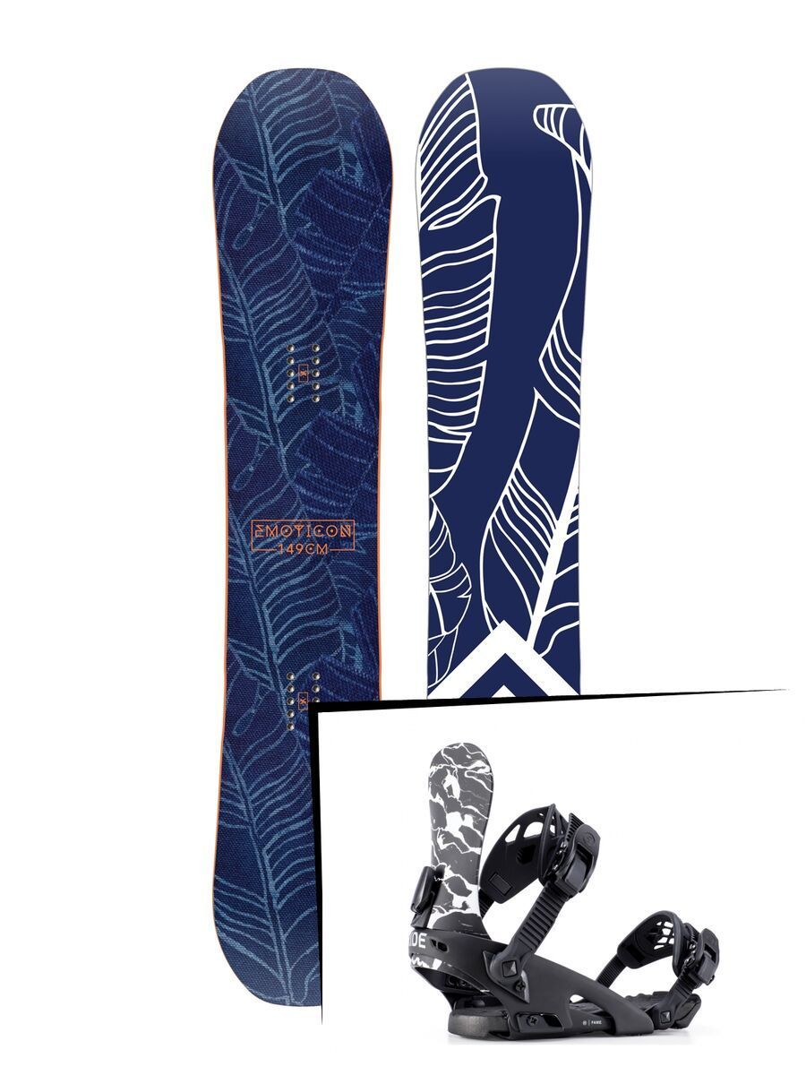 Set: Yes :) Emoticon 2019 + Ride Fame black marble - Bild 1