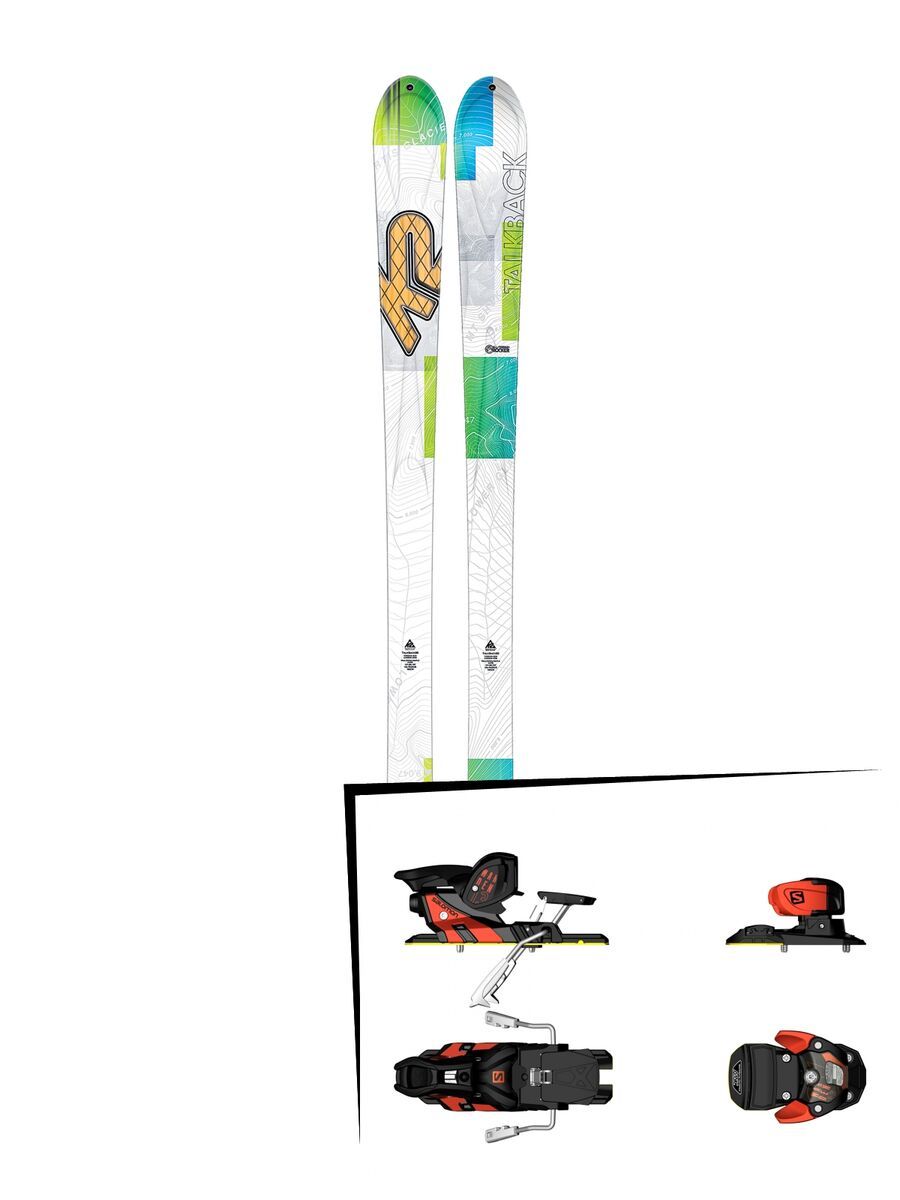 K2 SKI Set: Talkback 80 2016 + Salomon Warden MNC 13 - Bild 1