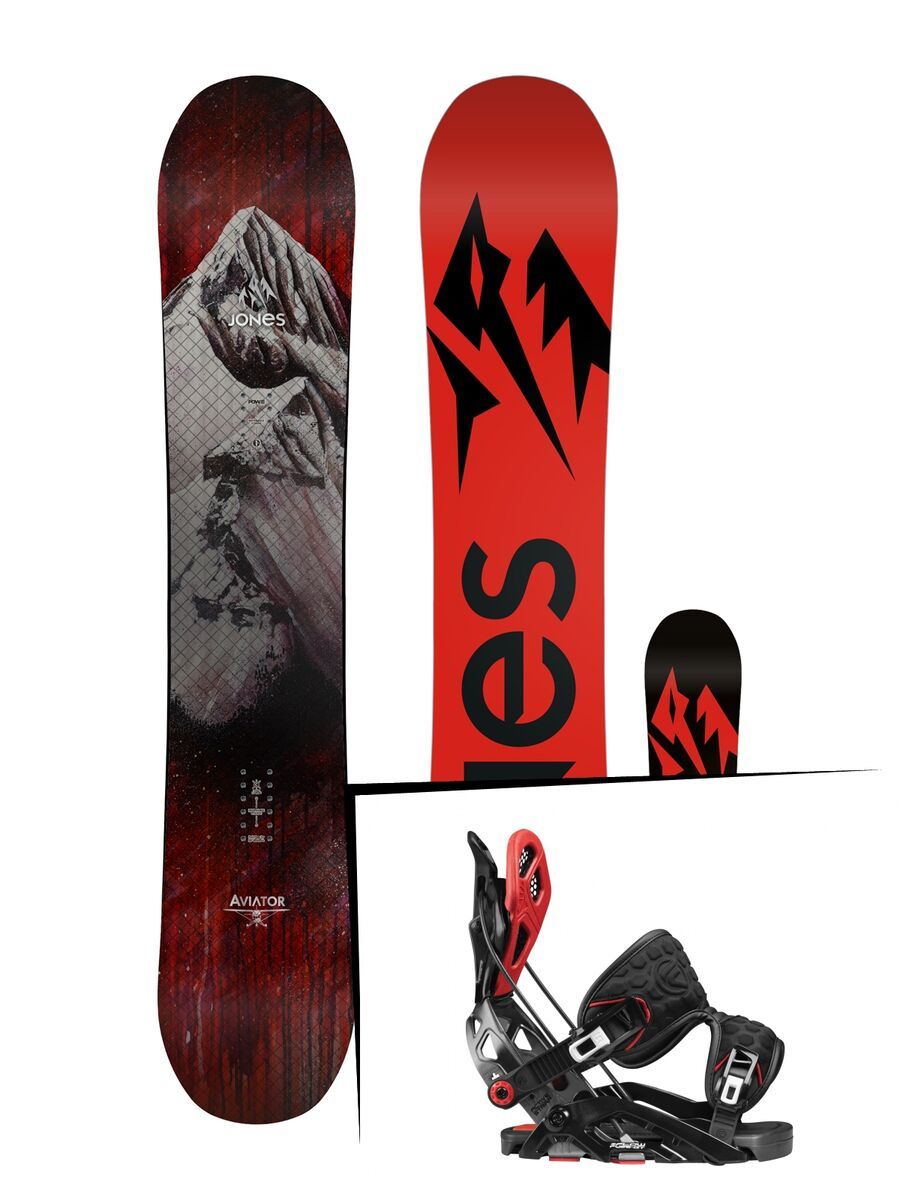 Set: Jones Aviator 2017 + Flow Fuse-GT (1718345S) - Bild 1