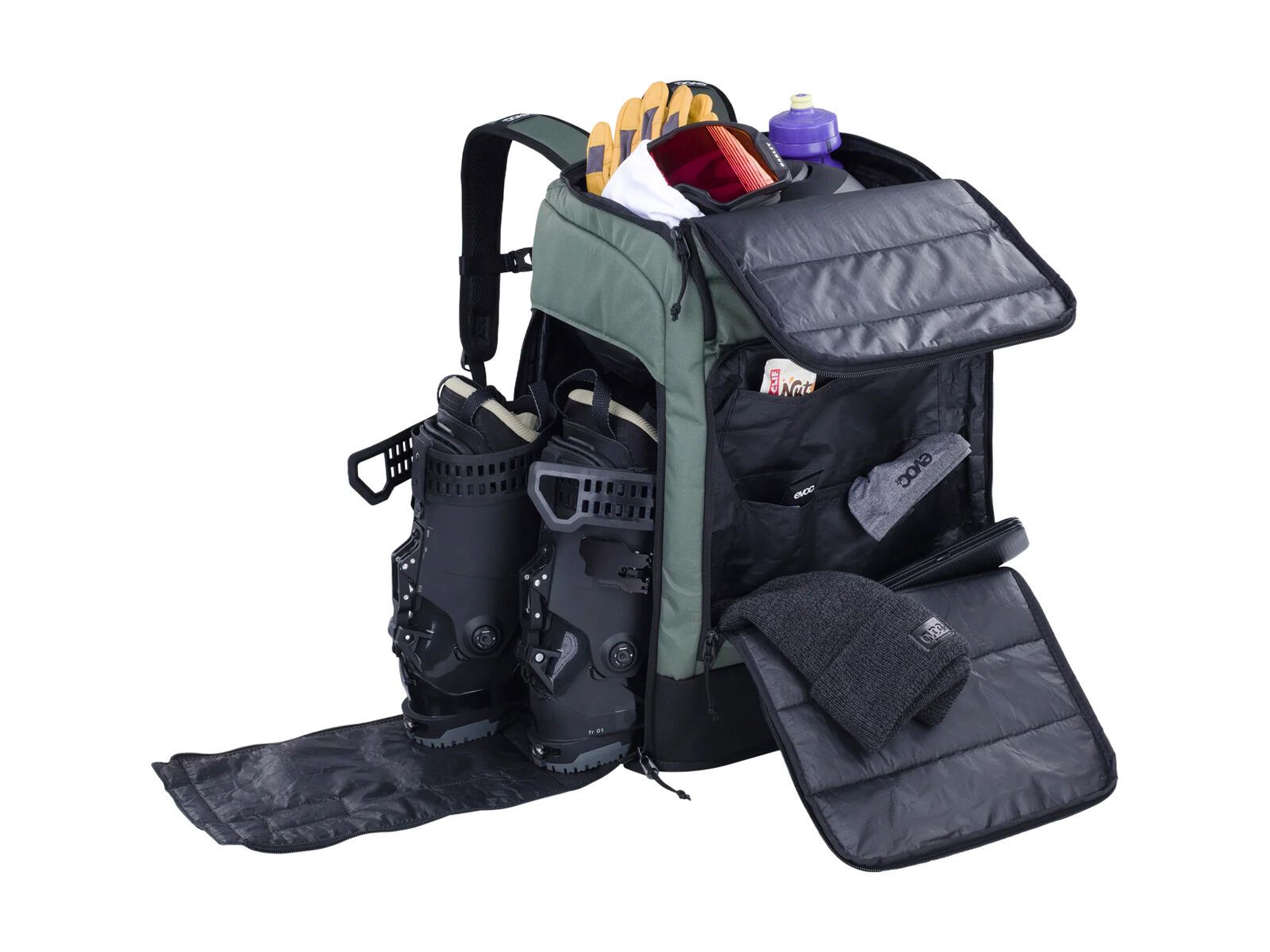 Evoc Gear Backpack 60, dark olive - Bild 6