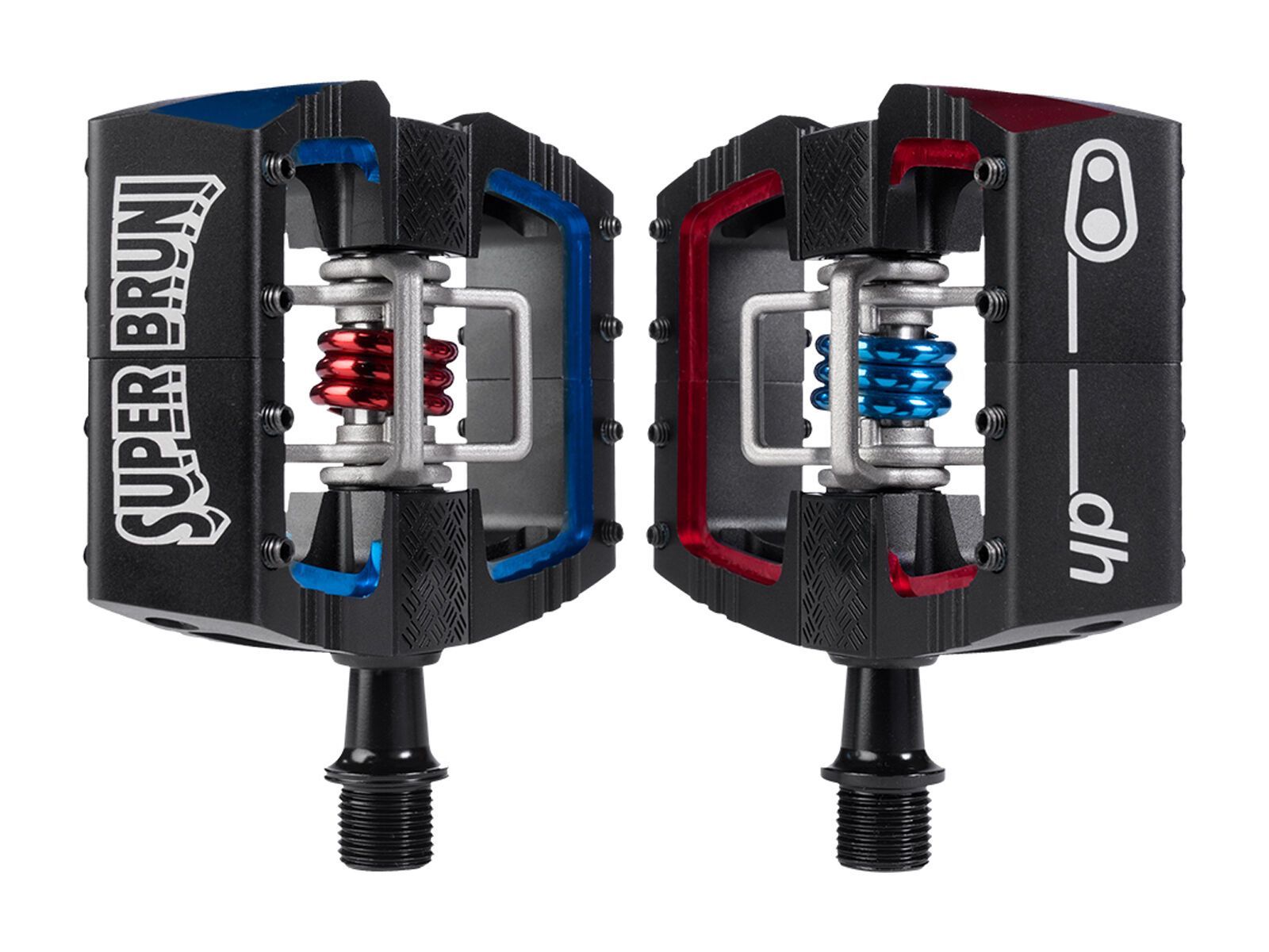 Crankbrothers Mallet DH SuperBruni Edition, black/red/blue - Bild 4