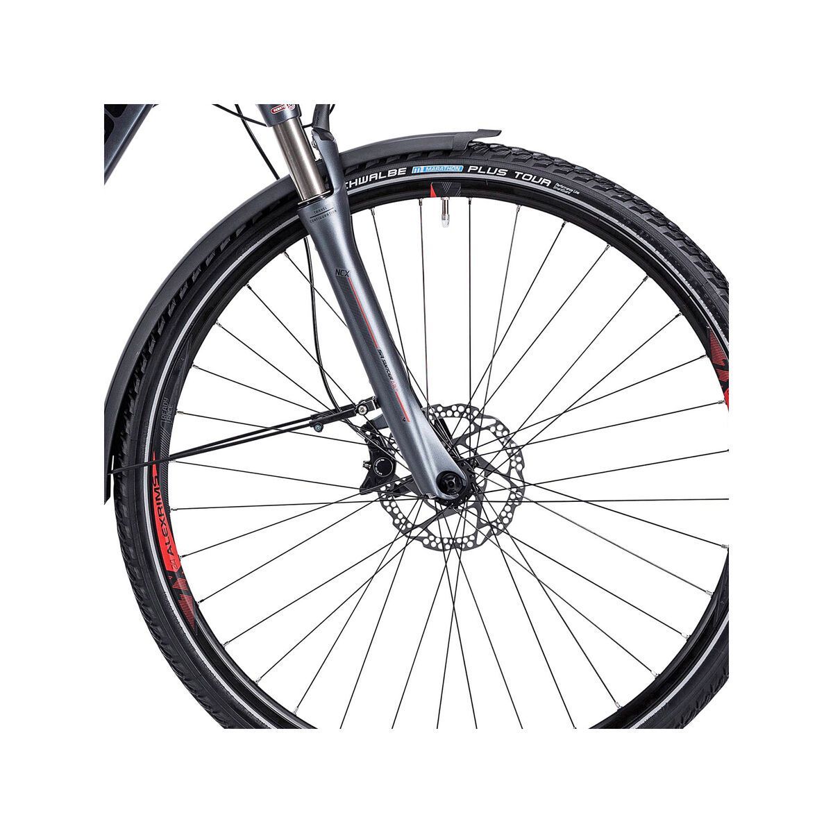 Cube Touring Hybrid Pro Easy Entry, anthrazit black red - Bild 2