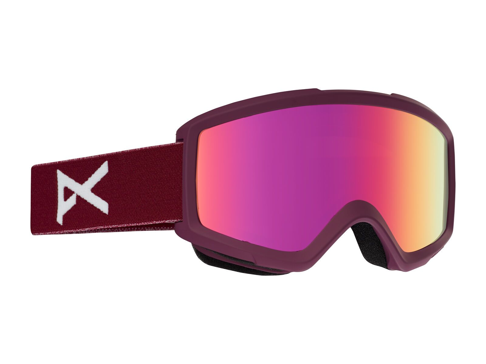 Anon Helix 2.0 Goggle + Wechselscheibe, merlot/Lens: pink sq - Bild 1