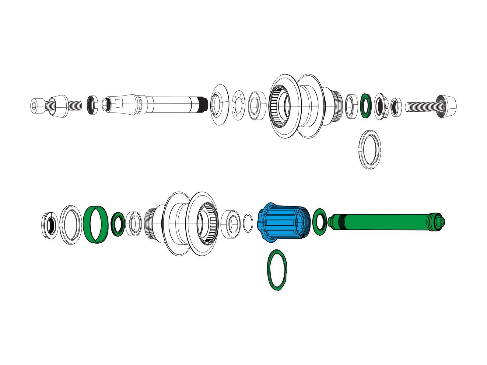 Zipp Conversion Kit Super 9 Disc Track to 11 speed - Bild 1