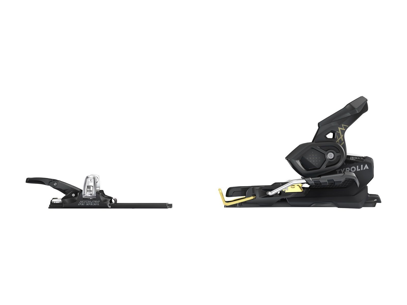 Tyrolia Attack Hybrid 14 MN/PT - 110 mm [O], solid black/gold - Bild 3