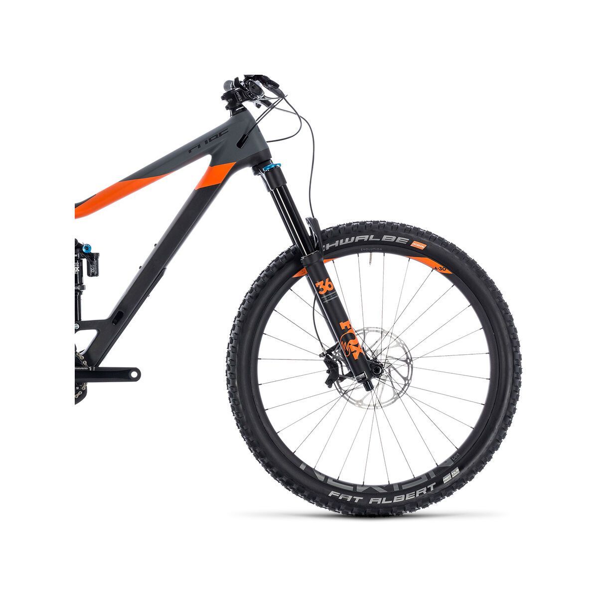 Cube Stereo 160 C:62 TM 27.5, carbon´n´orange - Bild 3