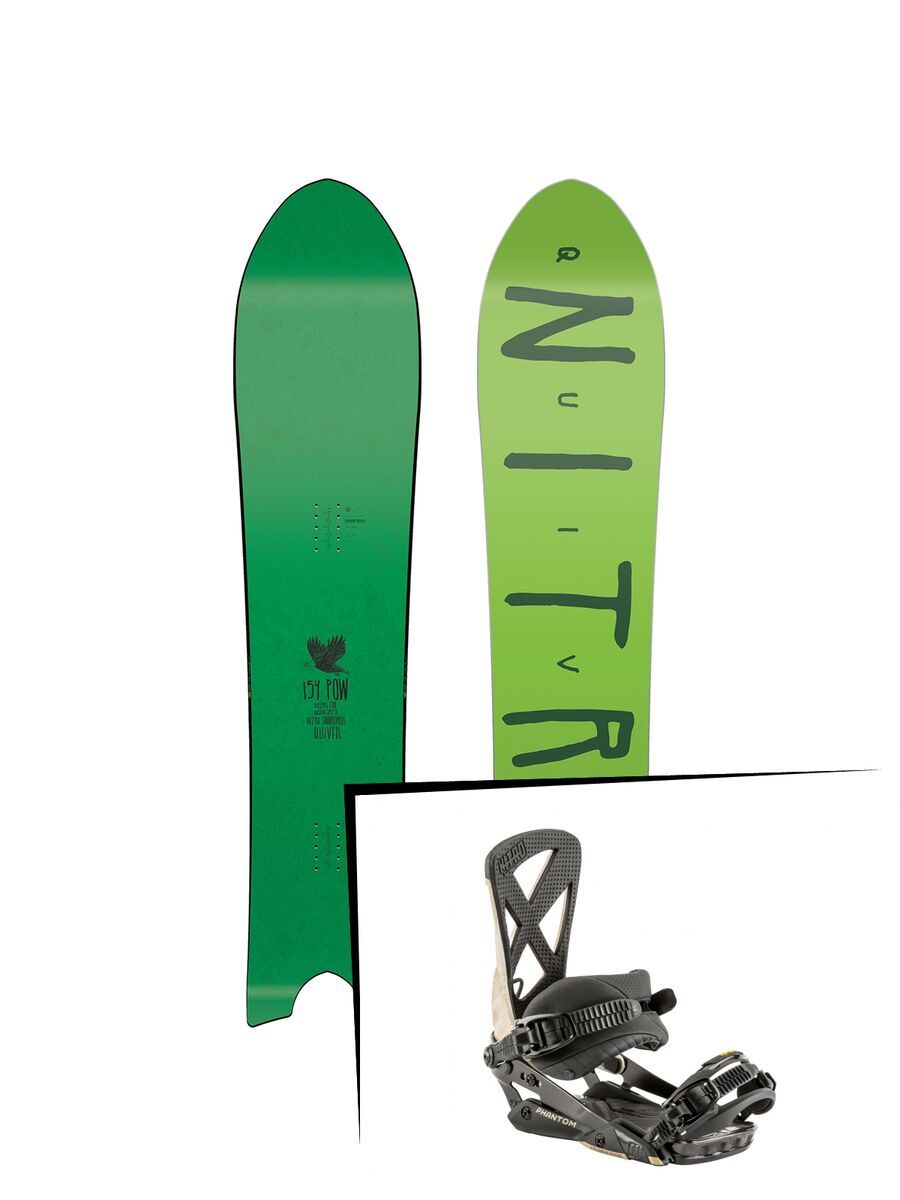 Set: Nitro Quiver Pow 2019 + Nitro Phantom greywood - Bild 1