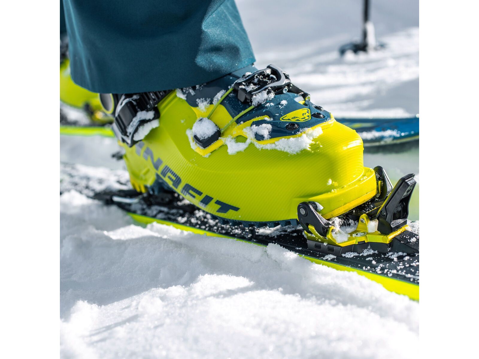 Dynafit Radical Pro Tourenskischuh Herren, petrol/lime punch - Bild 3