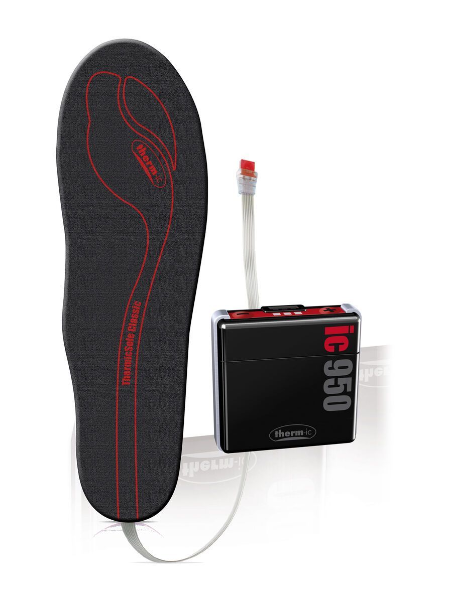 Therm-ic SmartPack Set IC 950 + ThermicSole Classic, black/red/silver - Bild 1