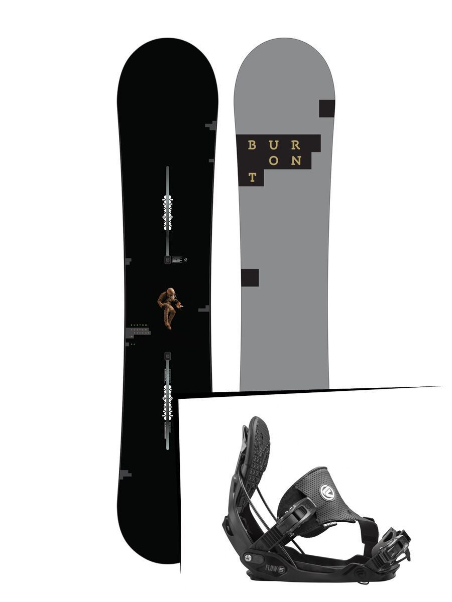 Set: Burton Custom Mystery 2017 + Flow Five Hybrid (1513184S) - Bild 1