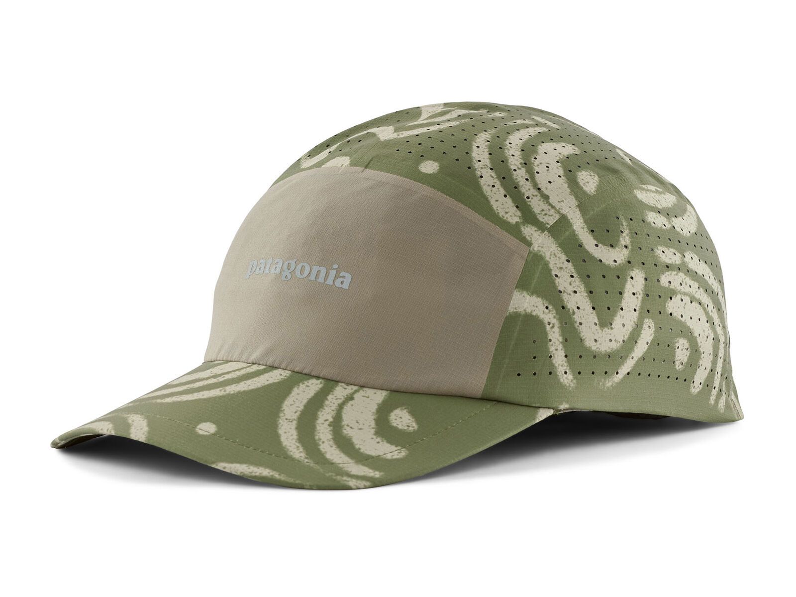 Patagonia Ultra Lightweight Ridge Hat Sand Waves, caper green - Bild 1