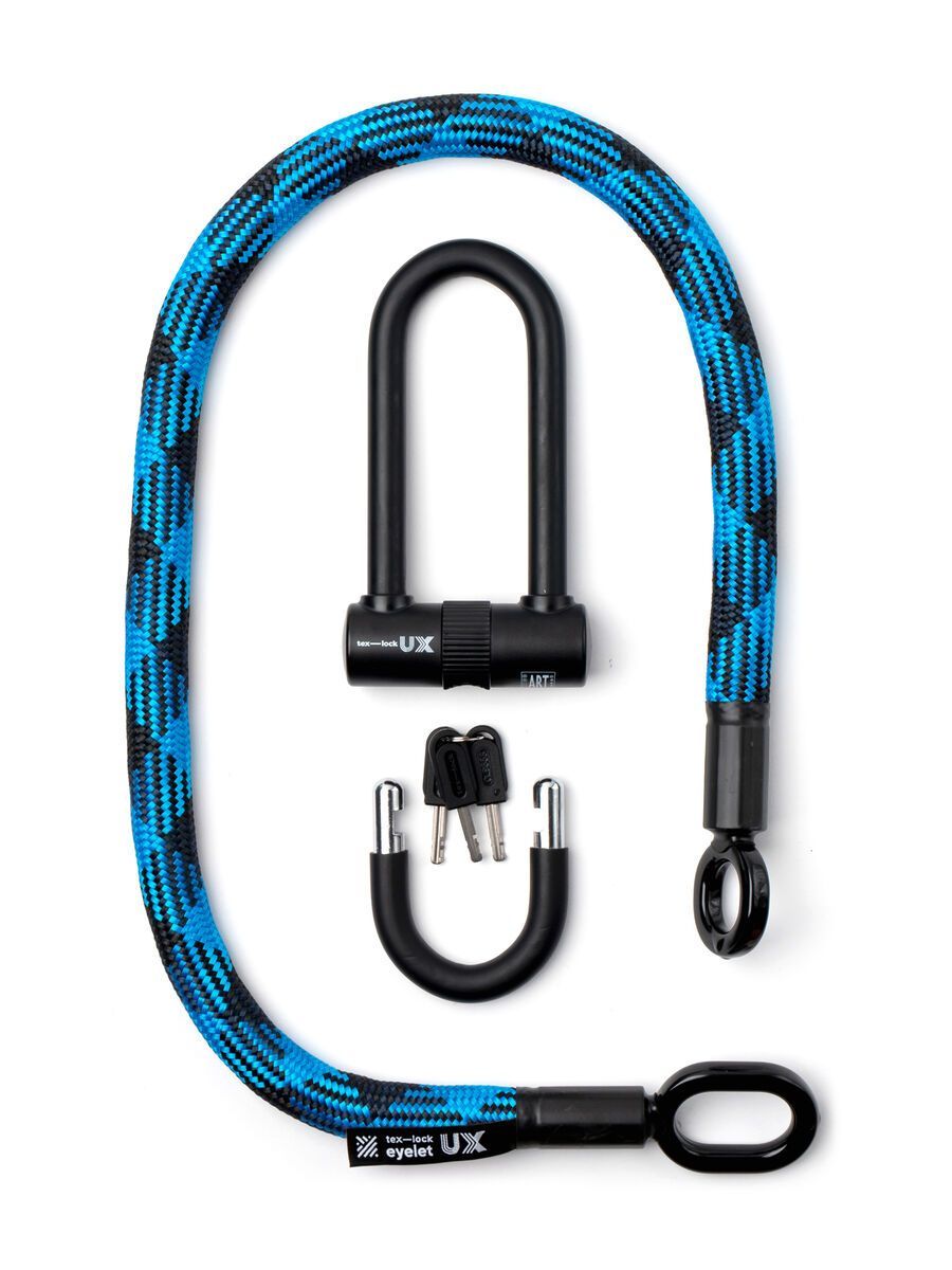 Tex-Lock Eyelet UX-Lock 100 cm, morpho blue - Bild 2