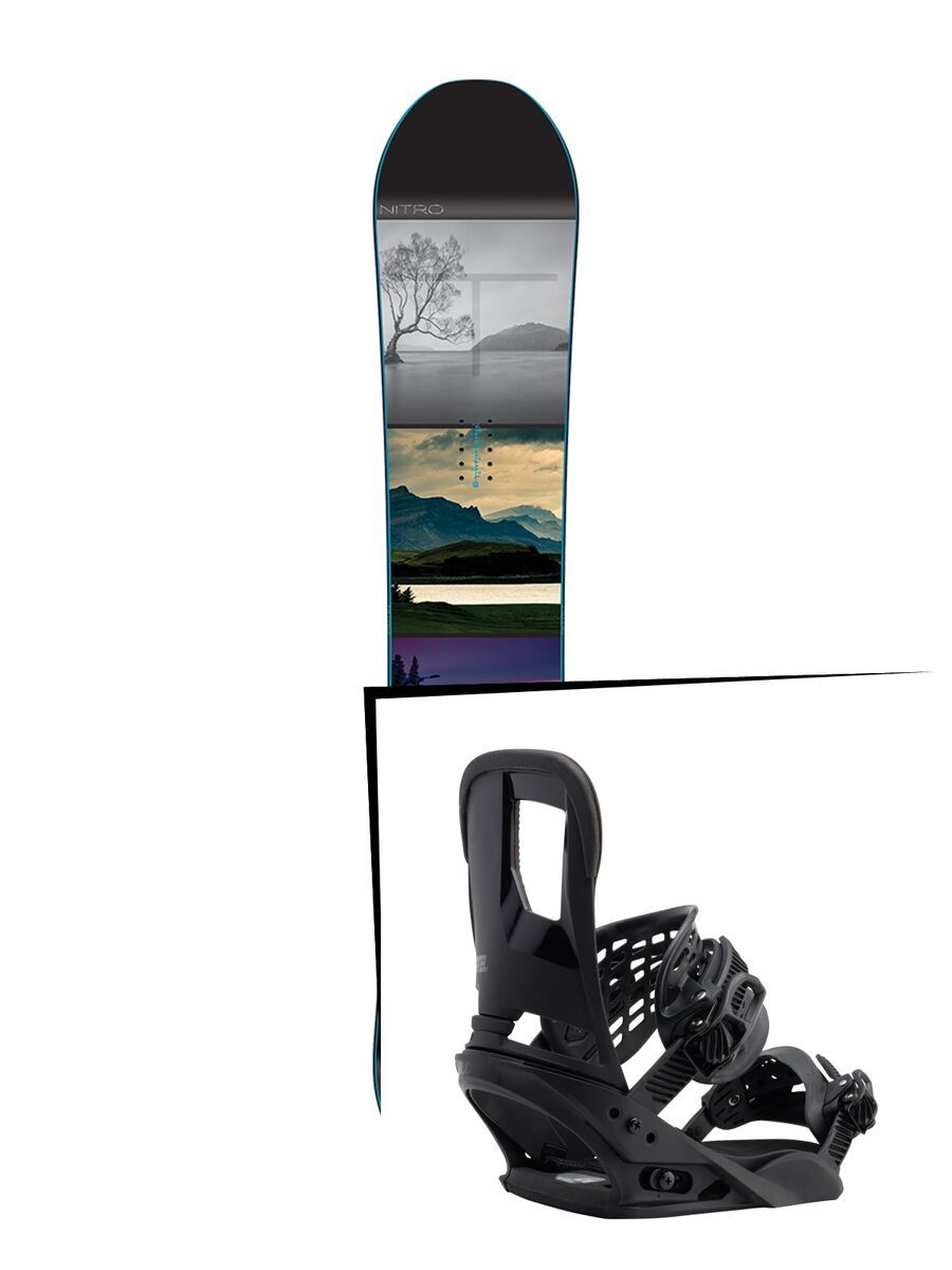 Set: Nitro Team Exposure Gullwing 2016 + Burton Cartel (1712700S) - Bild 1