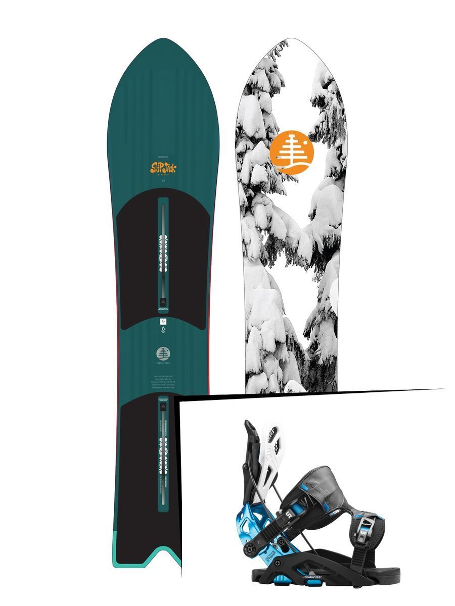 Set: Burton Skipjack Surf 2017 + Flow Fuse-GT (1513133S) - Bild 1