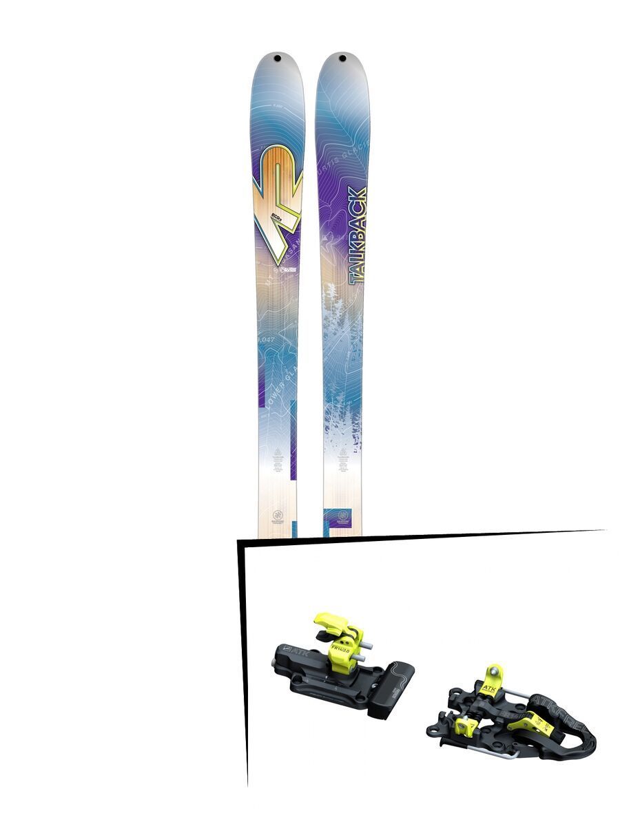 Set: K2 SKI Talkback 88 ECOre 2017 + ATK Freeraider 14 2.0 (2322434) - Bild 1