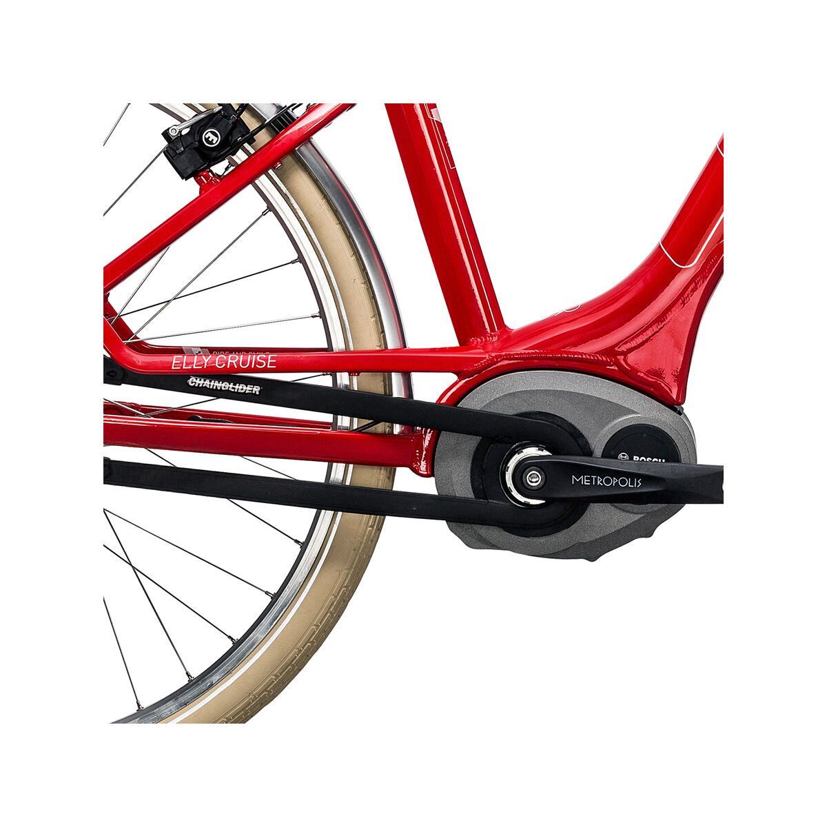 Cube Elly Cruise Hybrid 400, red´n´white - Bild 3