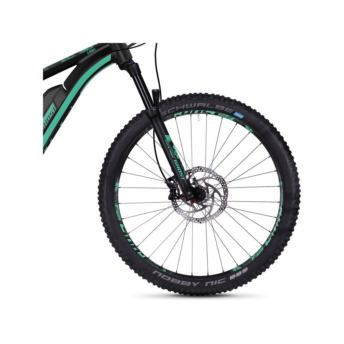 Ghost Hybride Lanao S4.7+ AL, night black/jade blue - Bild 2
