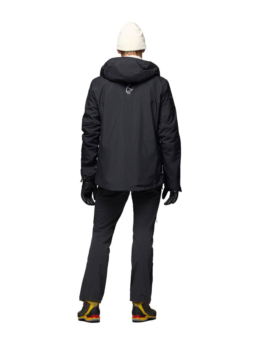 Norrona trollveggen Gore-Tex Pro light Jacket M's, caviar black - Bild 5