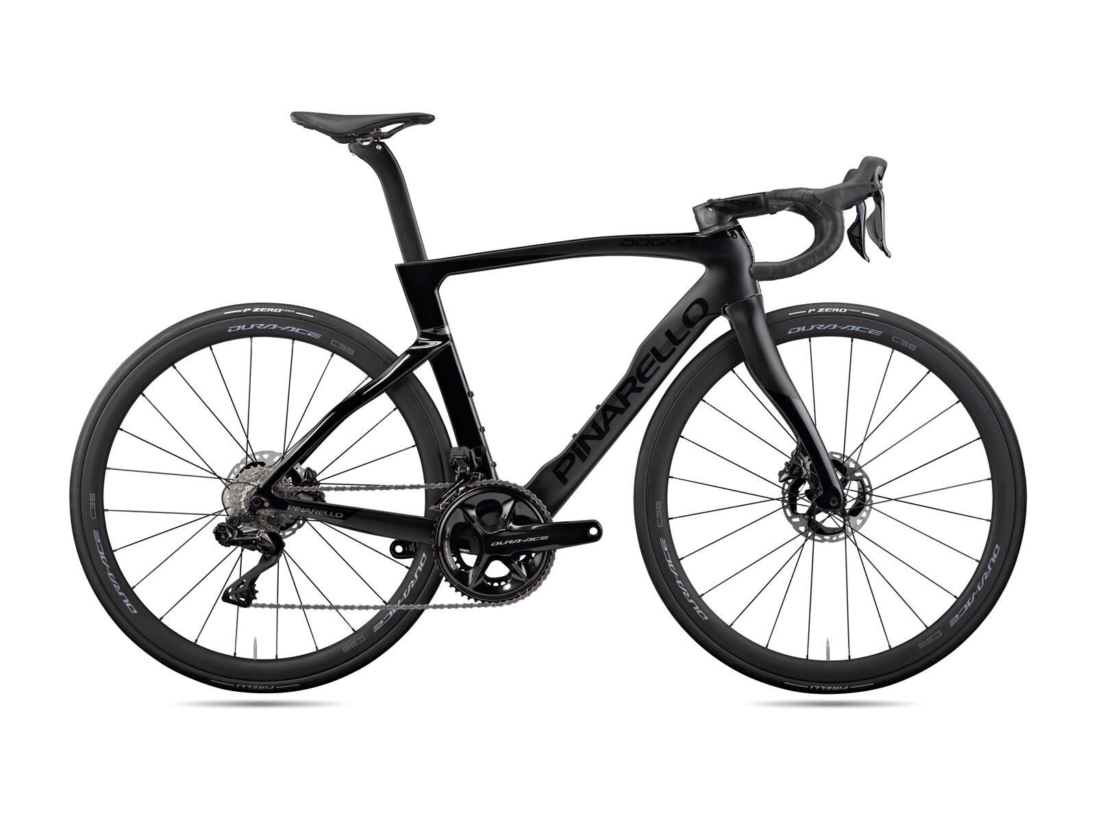 Pinarello Dogma F Dura Ace Di2 2x12 DB / Fulcrum Speed Lite 40 DB HG11, onyx bob - Bild 1