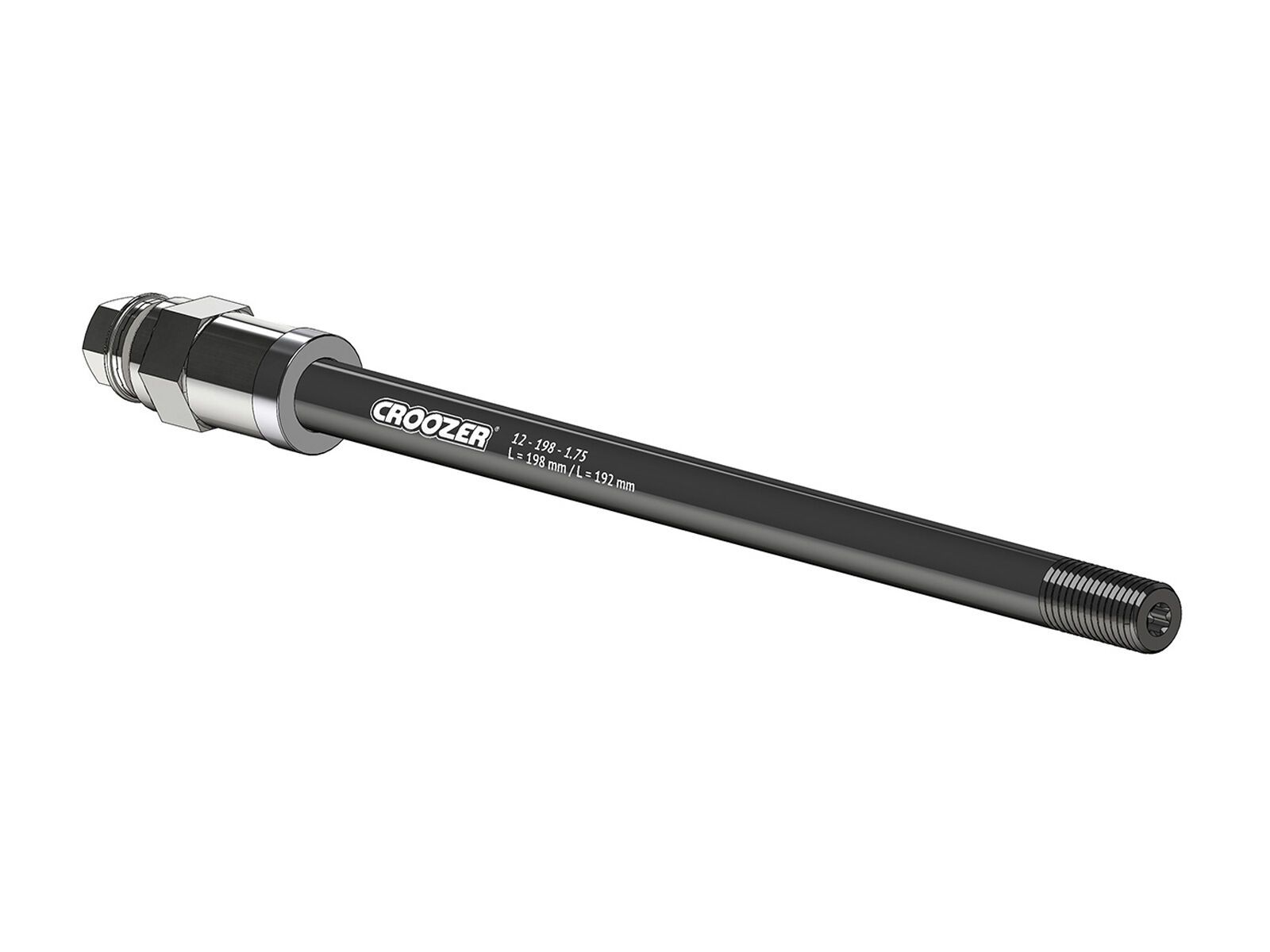 Croozer Steckachsadapter A - 12x142/148 (192/198 mm, 1.75), black - Bild 1