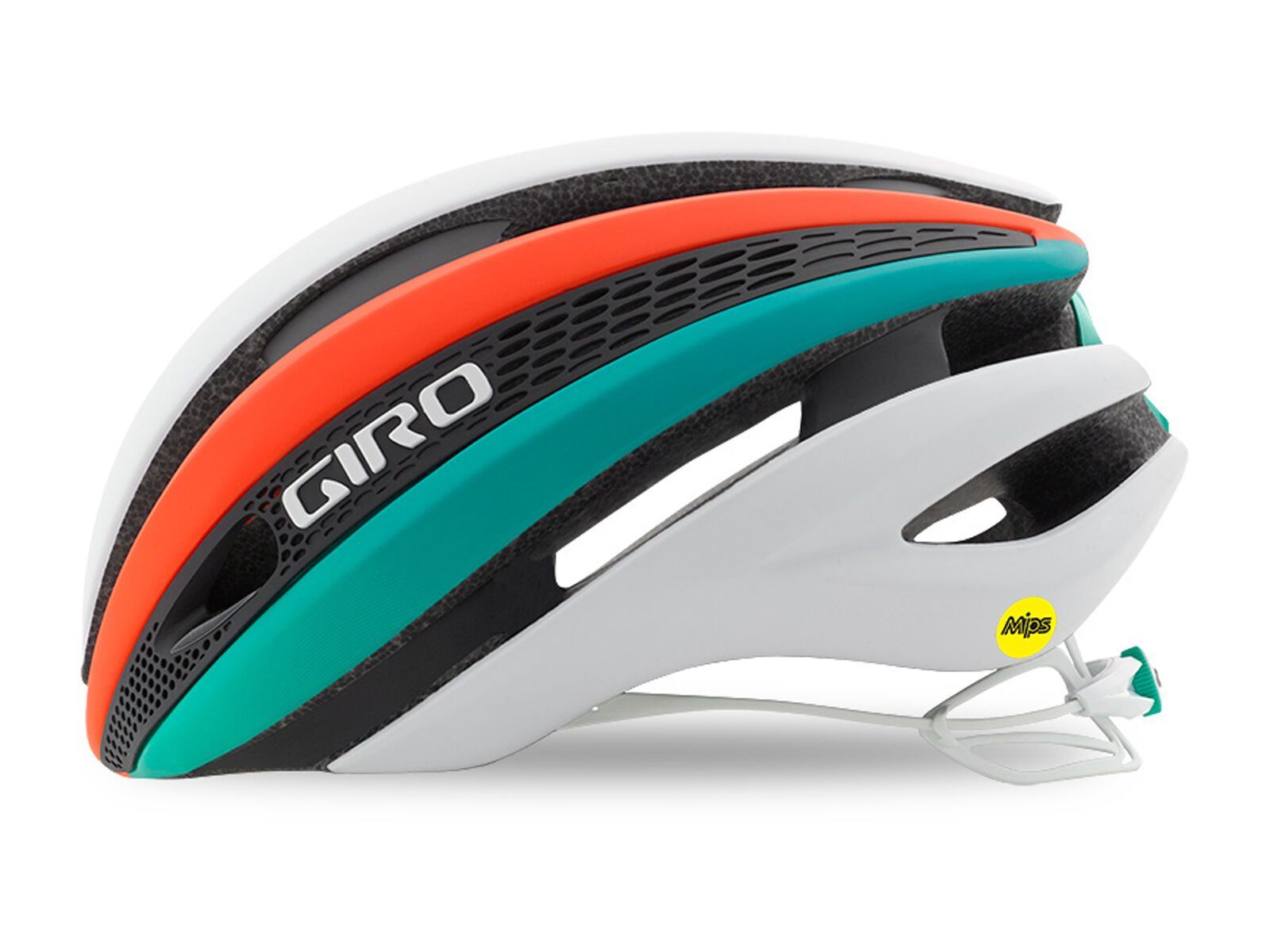 Giro Synthe MIPS, mat white/turquoise/vermillion - Bild 2