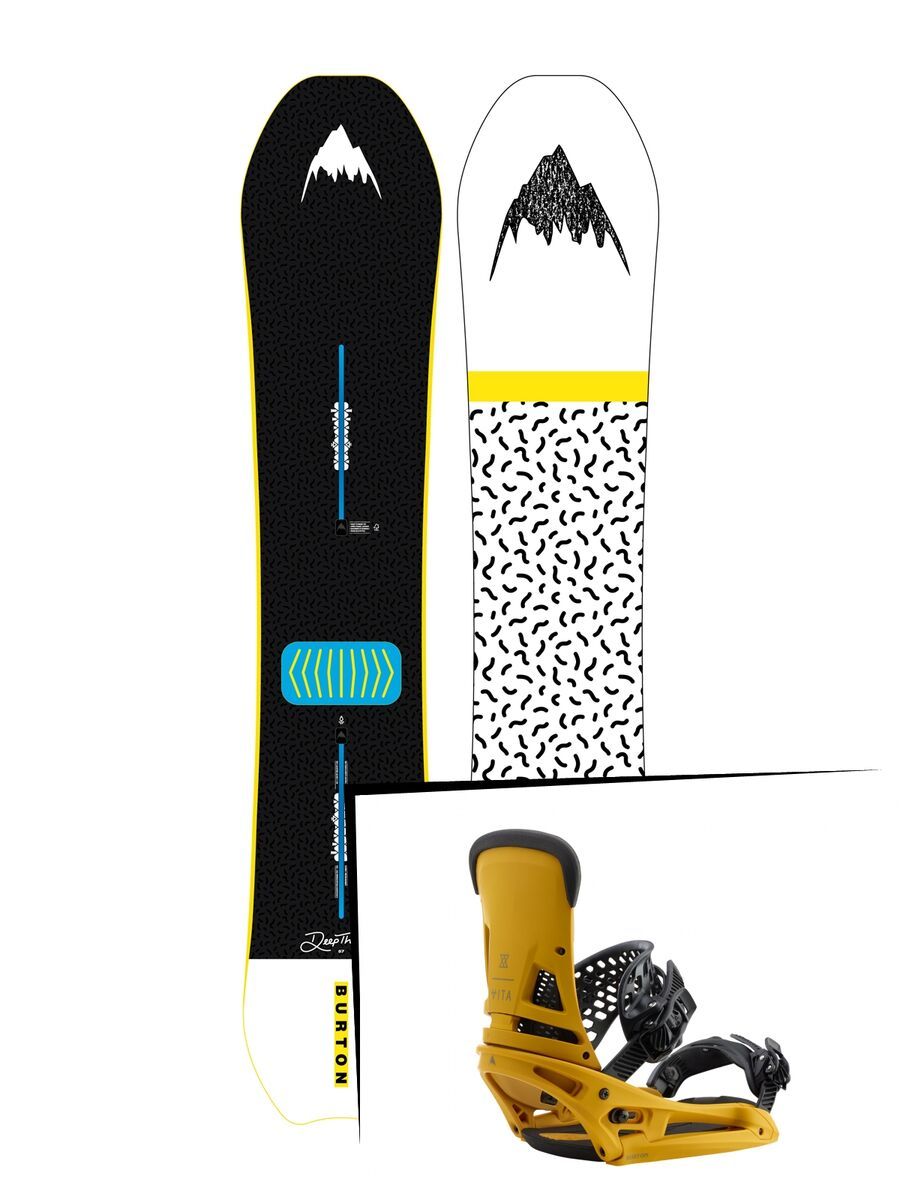 Set: Burton Deep Thinker 2019 +  Malavita EST (2218375S) - Bild 1