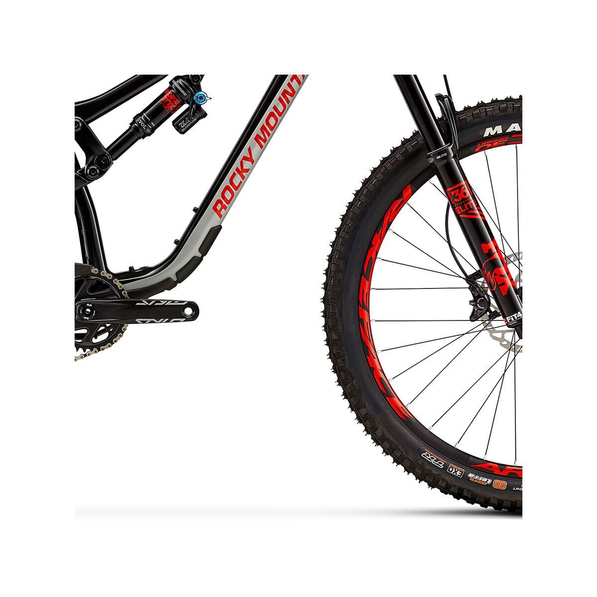 Rocky Mountain Altitude Carbon 70, fox racing grey/black in black/flaming lips - Bild 5