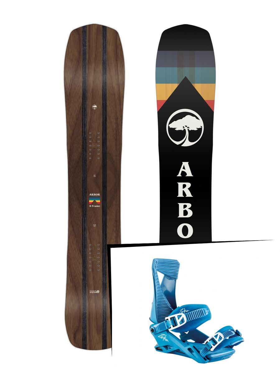 Set: Arbor A-Frame 2019 + Nitro Zero blue bird - Bild 1