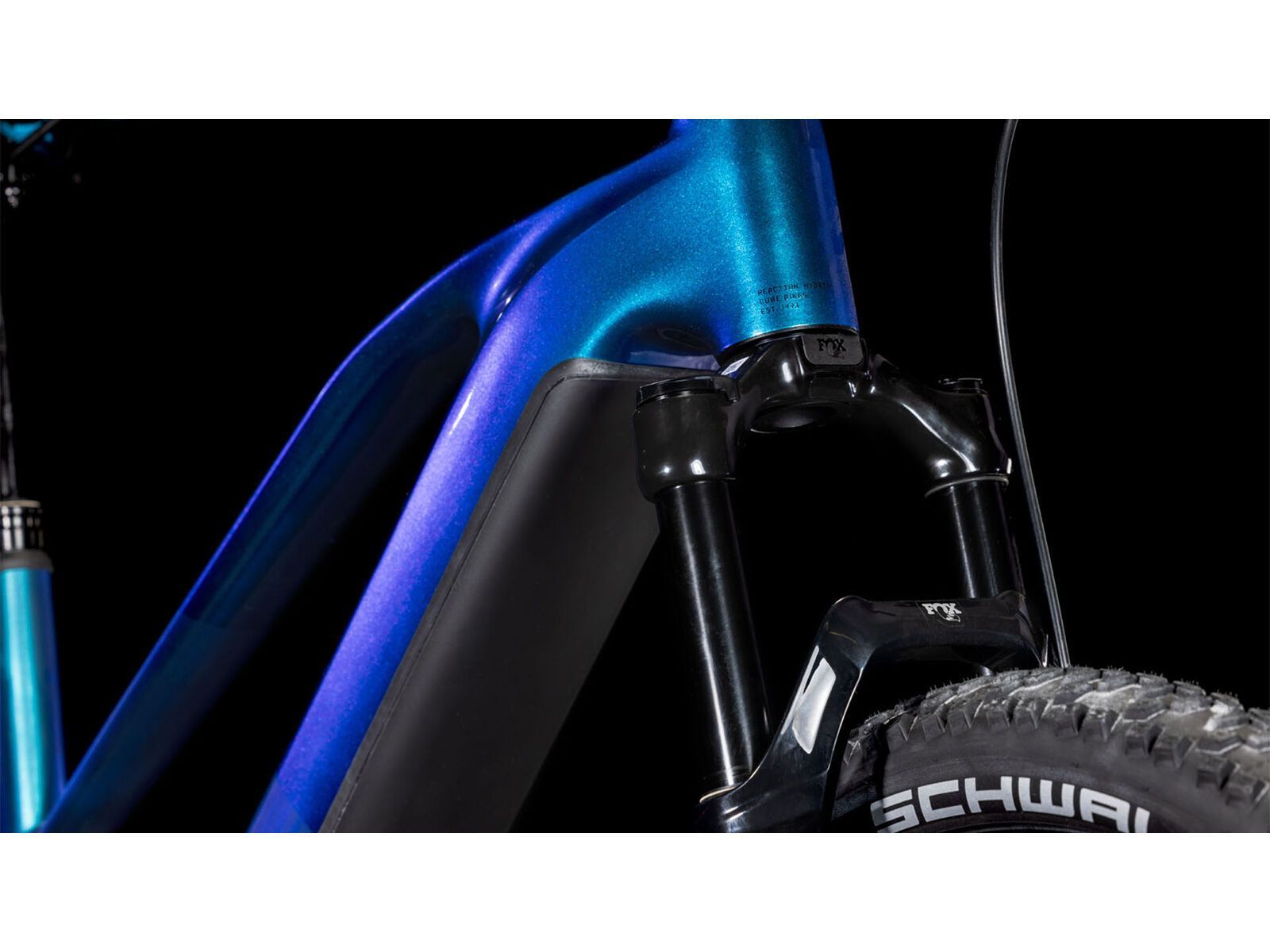 Cube Reaction Hybrid SLX 800 Trapeze 27.5, nebula´n´blue - Bild 7