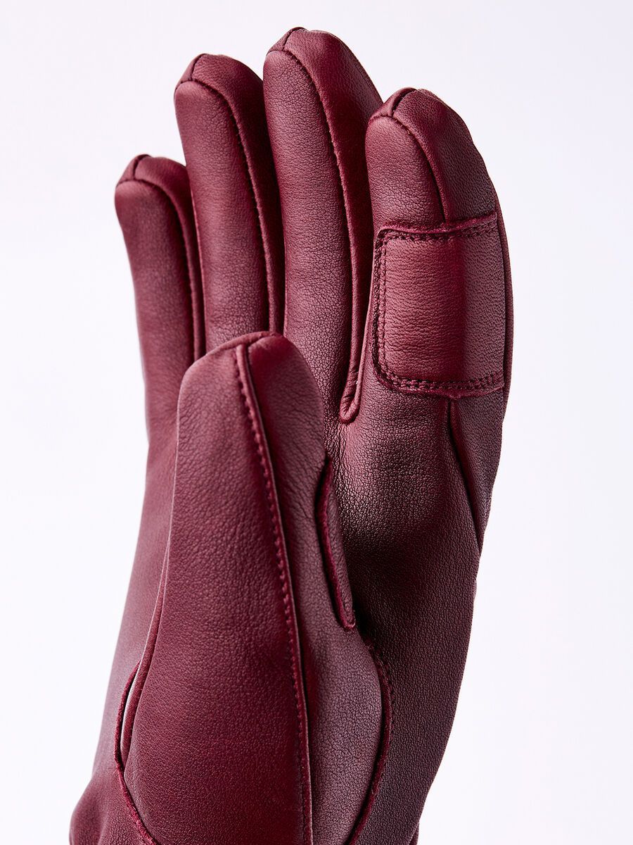Hestra Women's Fall Line 5 Finger, bordeaux - Bild 2