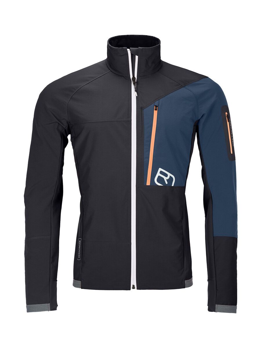 Ortovox Merino Airsolation Berrino Jacket M, black raven - Bild 1