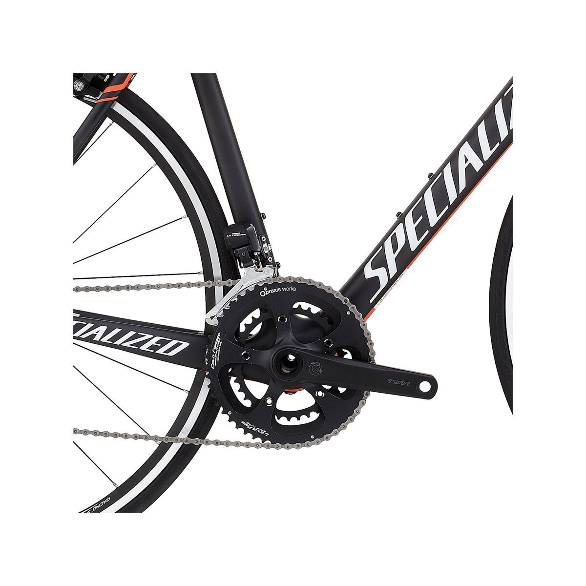 Specialized Tarmac Comp Ultegra Di2 CEN, satin carbon/moto orange/white - Bild 3