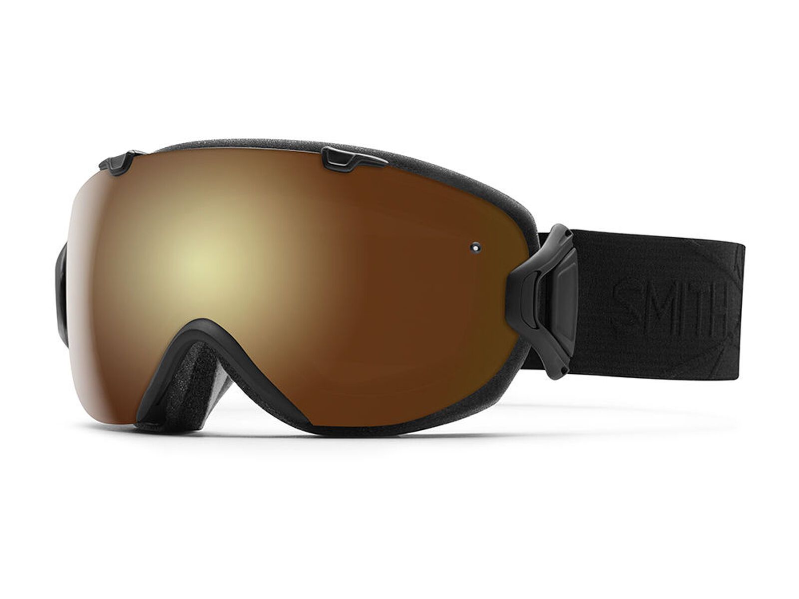 Smith I/Os + Spare Lens, black lux/gold sol-x mirror - Bild 1